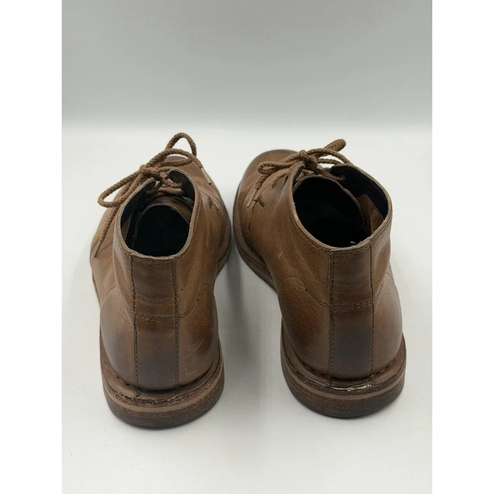 Cole Haan Men's 9M Brown Leather Chukka Boots Lace Up Ankle Casual Dress Shoes